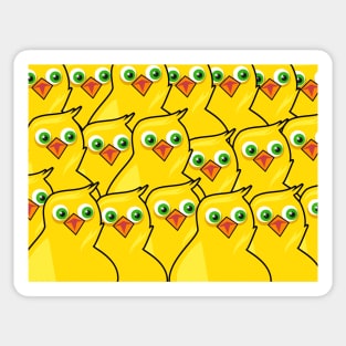 Chick Pattern Sticker